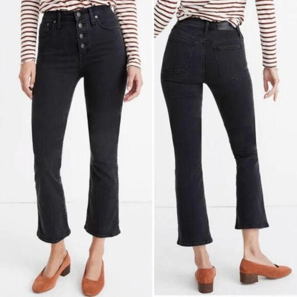 NEW Madewell Petite Cali Demi-Boot Jeans in Bellspring Wash, 26P - Picture 1 of 15
